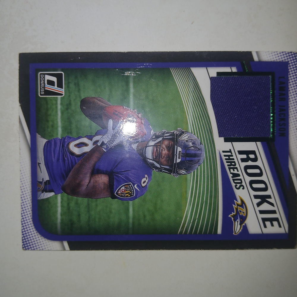 Rookie Threads Football Card